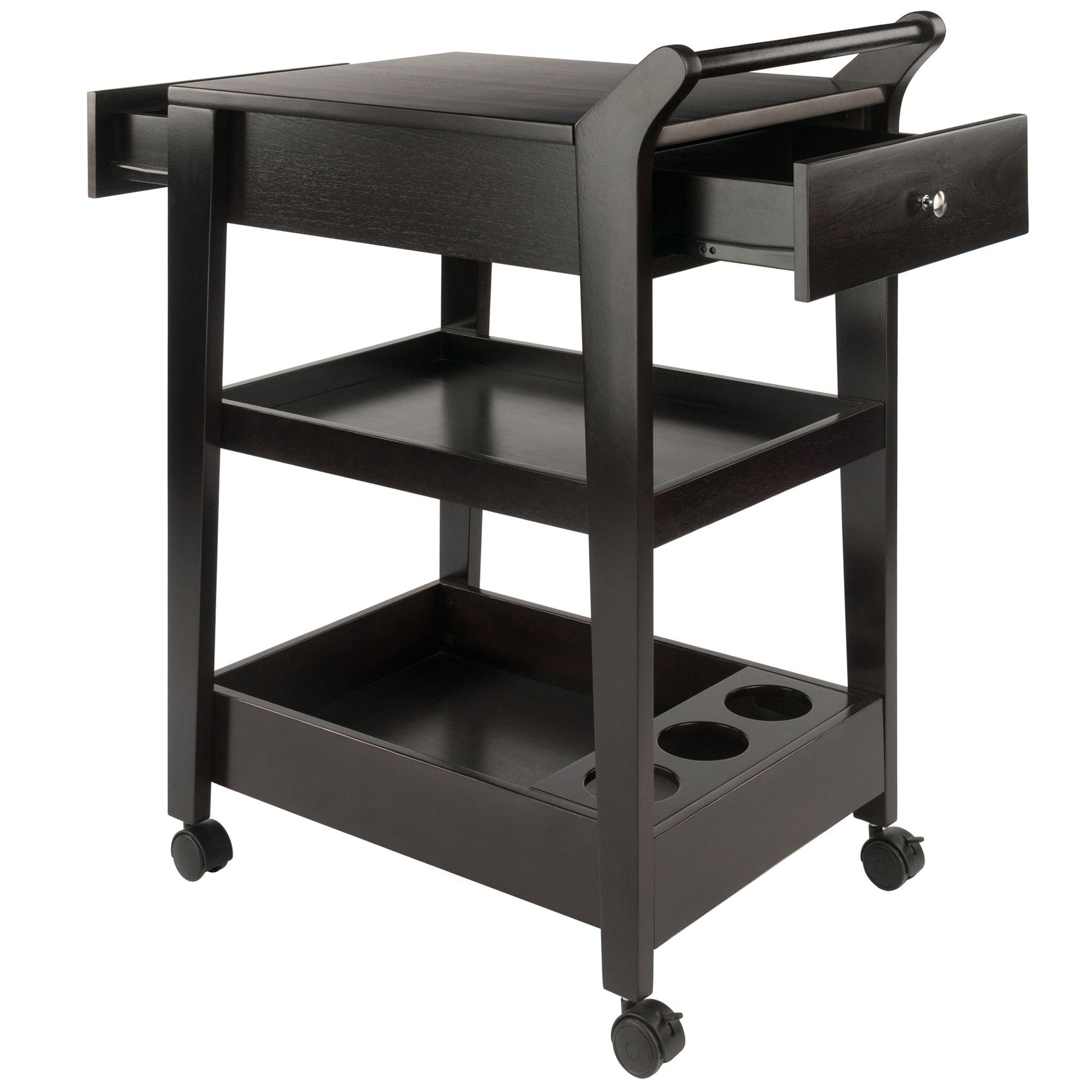 Jeston Entertainment Cart; Espresso image 5