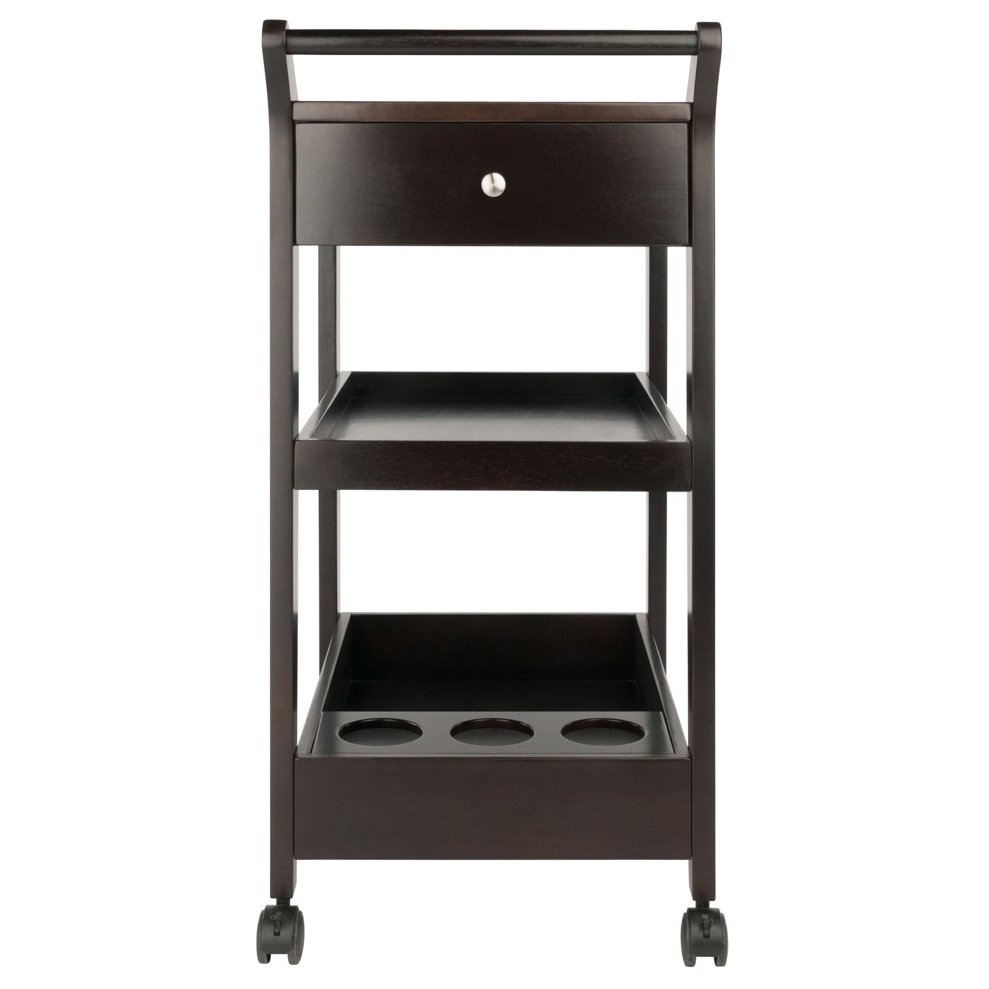Jeston Entertainment Cart; Espresso image 7