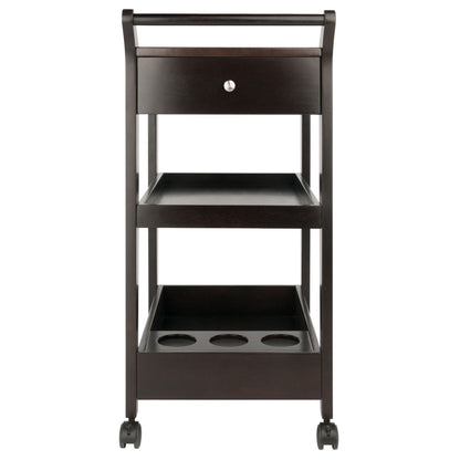 Jeston Entertainment Cart; Espresso image 7