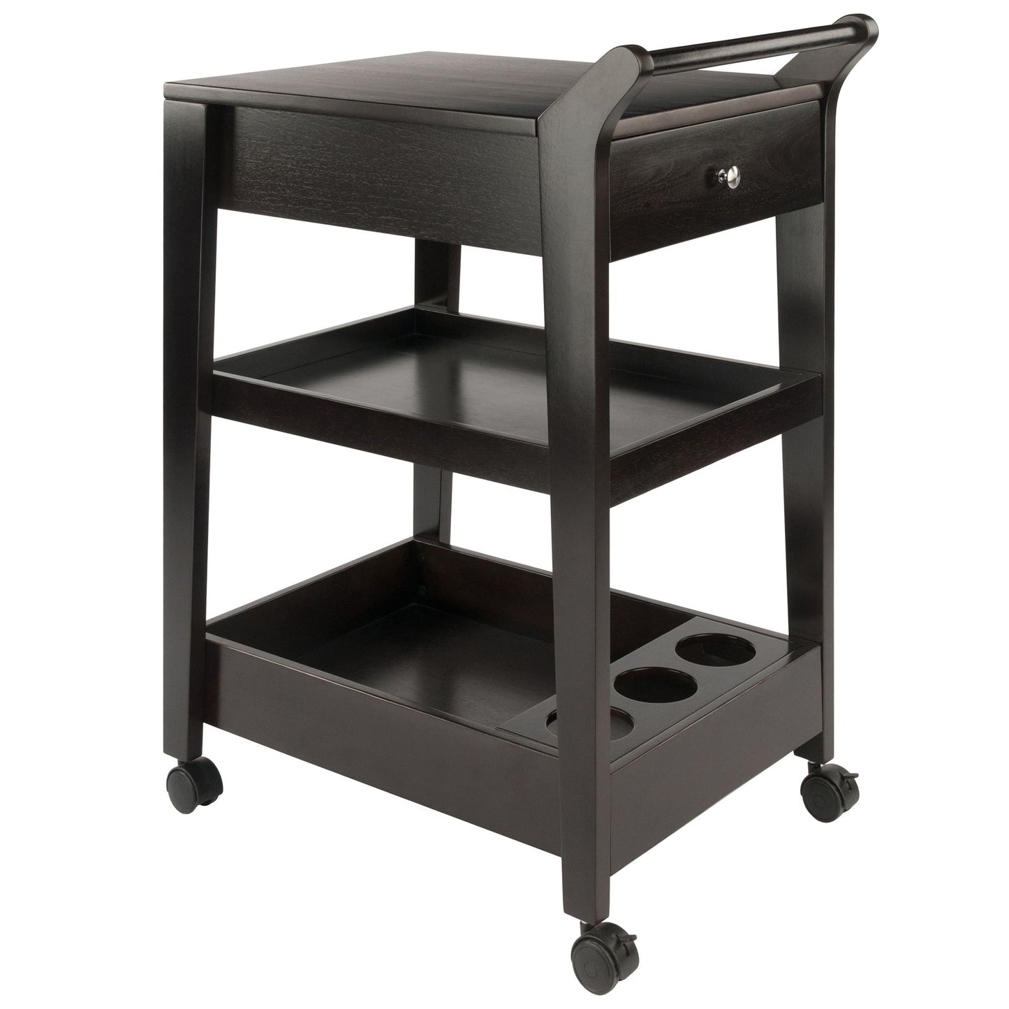 Jeston Entertainment Cart; Espresso image 6