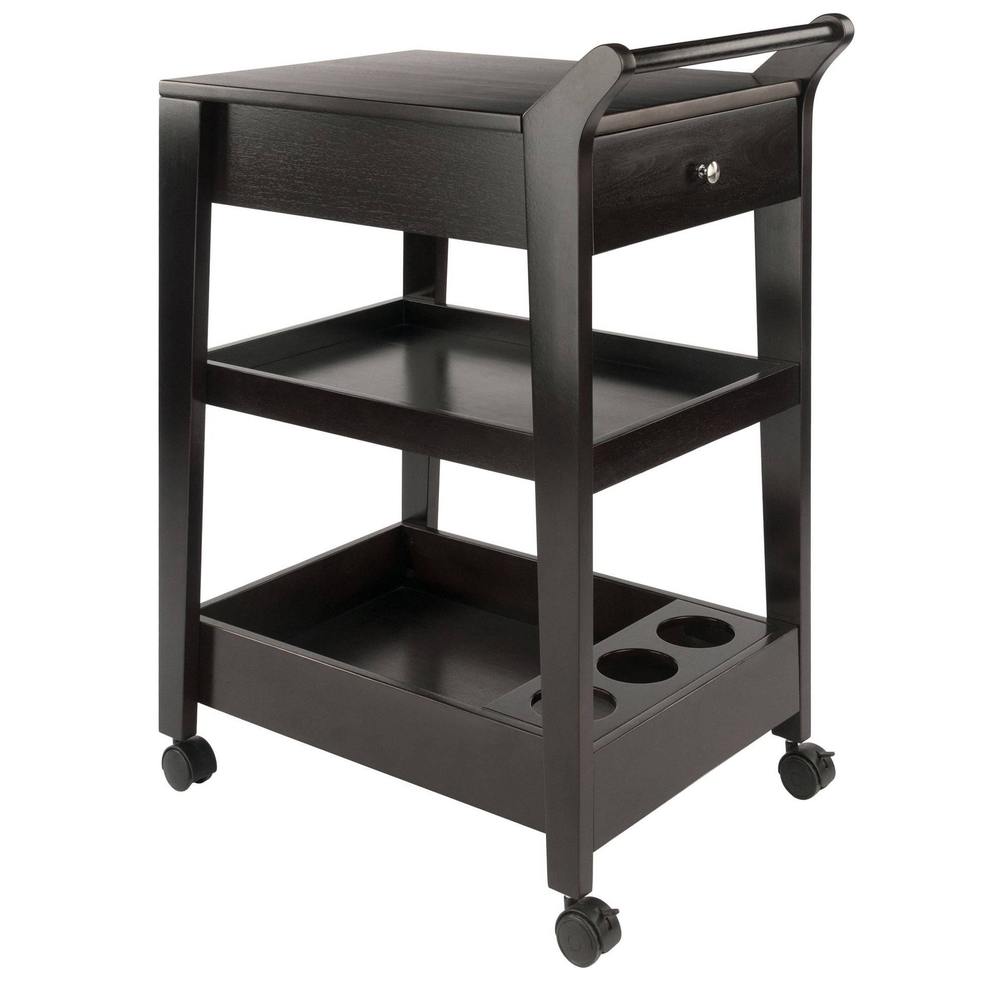 Jeston Entertainment Cart; Espresso image 6