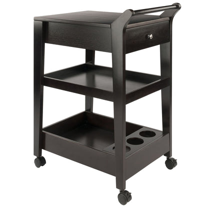 Jeston Entertainment Cart; Espresso image 6