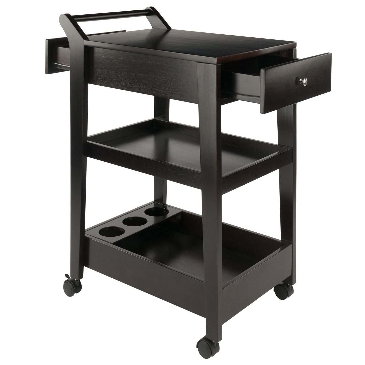 Jeston Entertainment Cart; Espresso image 9