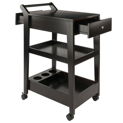 Jeston Entertainment Cart; Espresso image 9