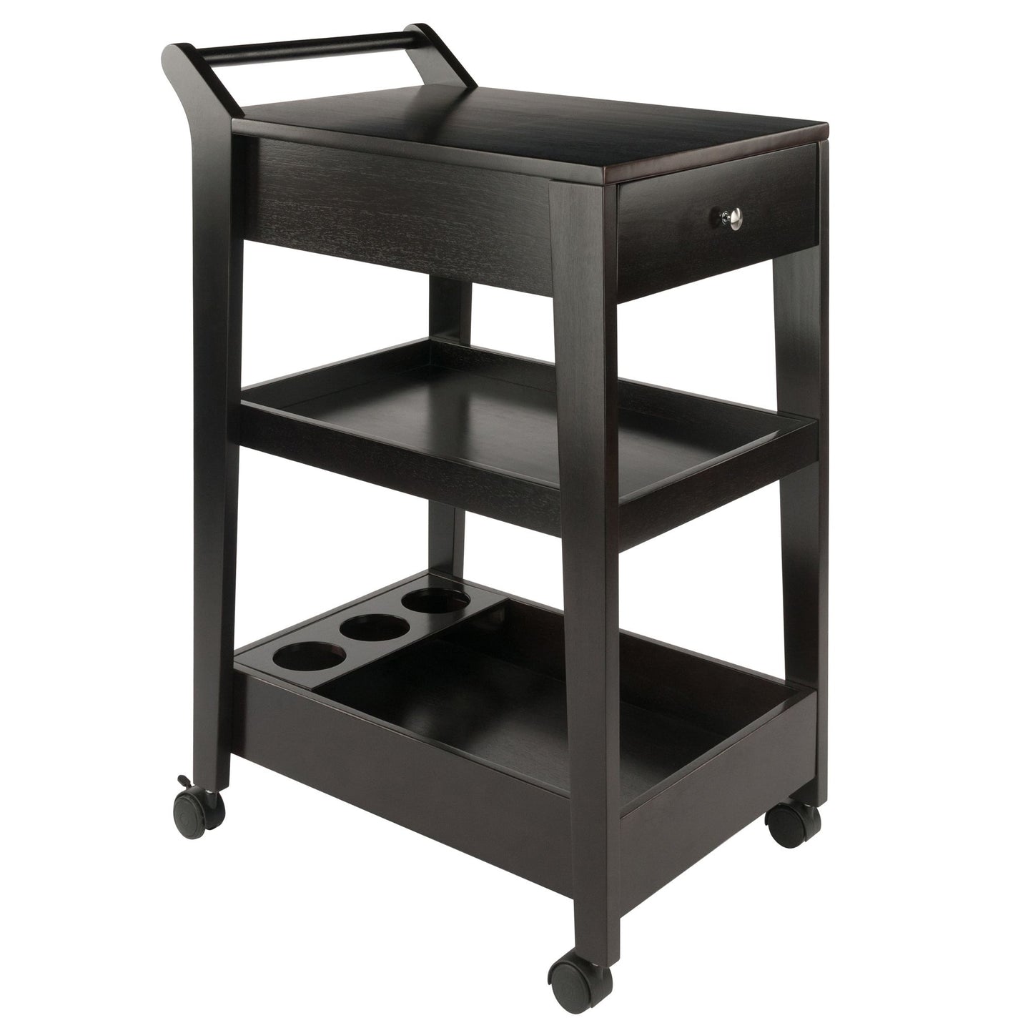 Jeston Entertainment Cart; Espresso image 2
