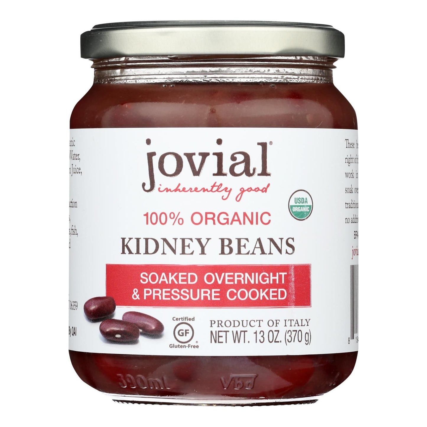 Jovial - Beans Organic Kidney - Case Of 6 - 13 Oz image 1