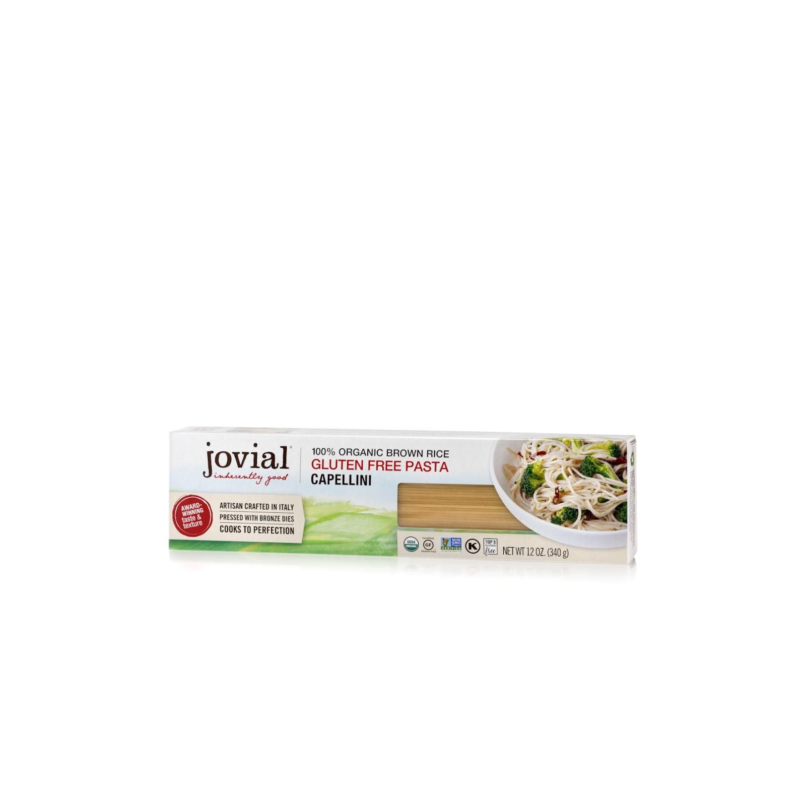 Jovial - Gluten Free Brown Rice Pasta - Capellini - Case Of 12 - 12 Oz. image 3