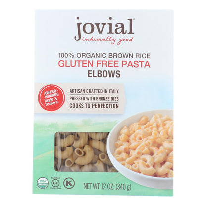 Jovial - Gluten Free Brown Rice Pasta - Elbow - Case Of 12 - 12 Oz. image 2