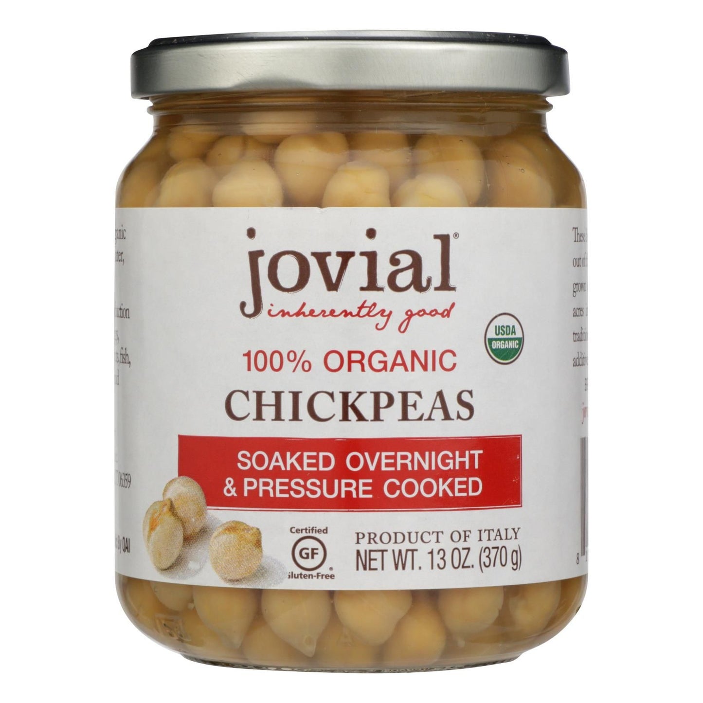 Jovial - Organic Chickpeas - Case Of 6 - 13 Oz. image 2