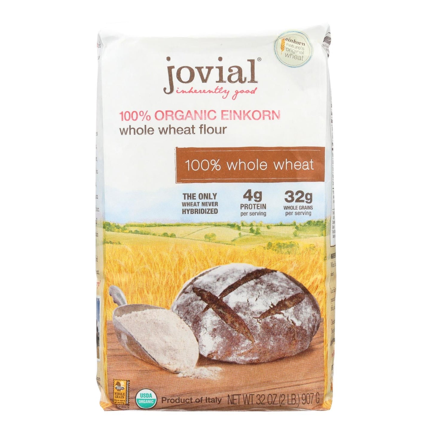 Jovial - Organic Einkorn Wheat Berries - Case Of 10 - 32 Oz. image 1