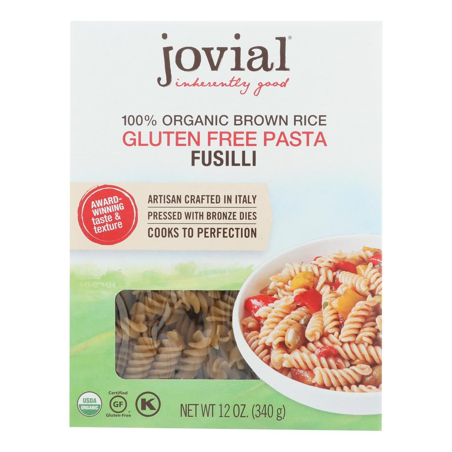 Jovial - Pasta - Organic - Brown Rice - Fusilli - 12 Oz - Case Of 12 image 2