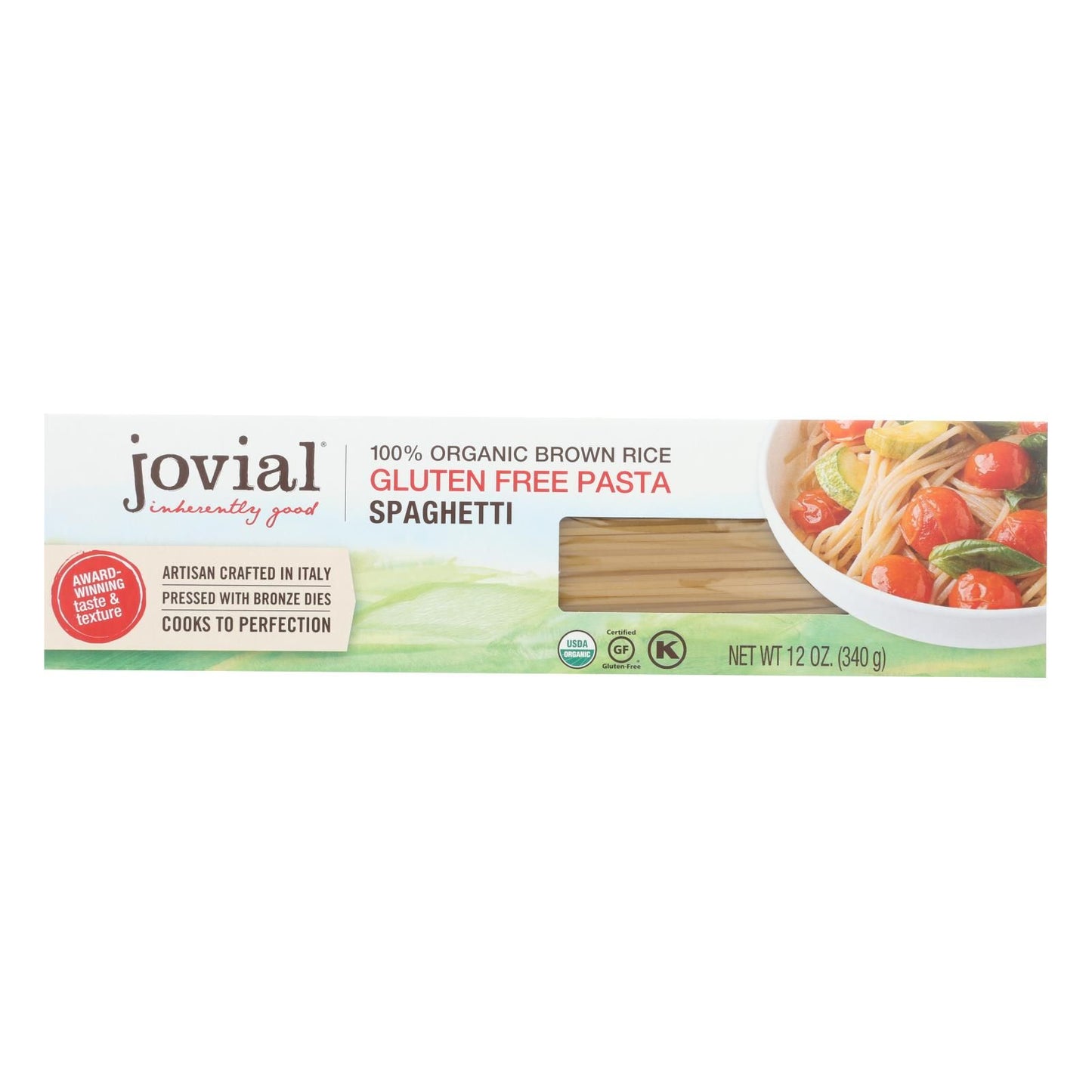 Jovial - Pasta - Organic - Brown Rice - Spaghetti - 12 Oz - Case Of 12 image 2