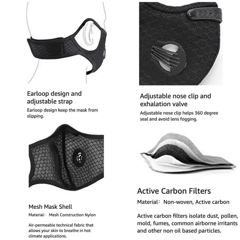 JupiterGear Performance Sports Personal Protective Face Mask image 8