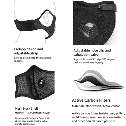 JupiterGear Performance Sports Personal Protective Face Mask image 8