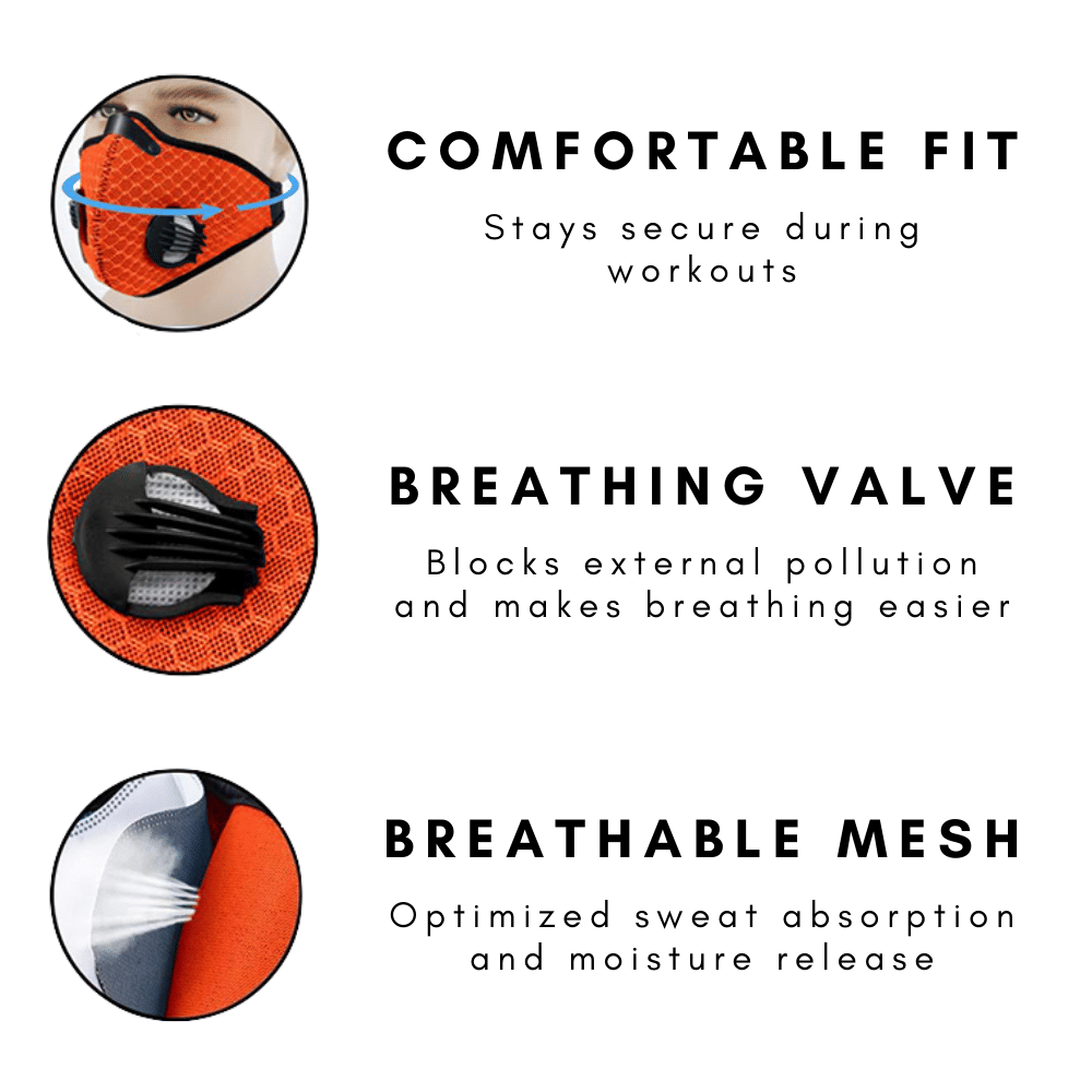 JupiterGear Performance Sports Personal Protective Face Mask image 3