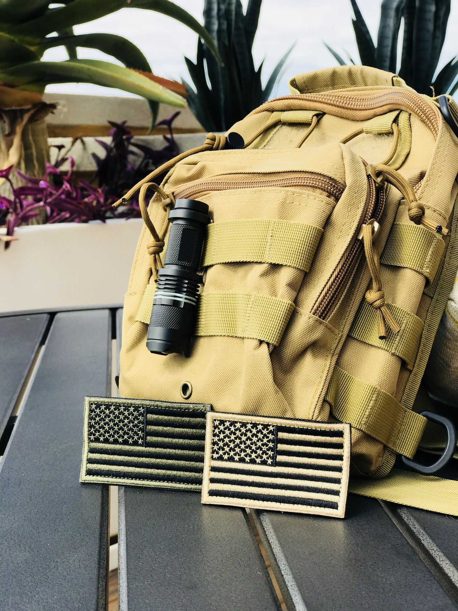 JupiterGear Tactical USA Flag Patch with Detachable Backing image 8