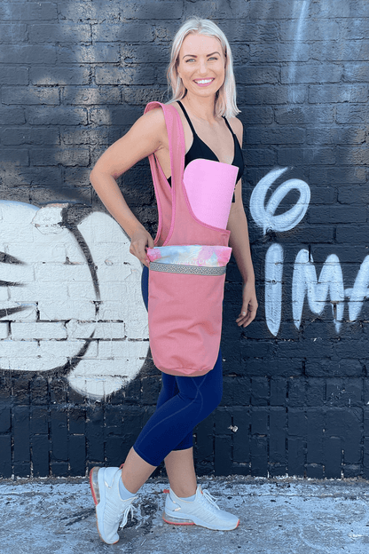 JupiterGear Yoga Mat Carrying Tote Bag with Large Pockets image 1
