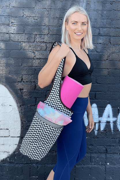 JupiterGear Yoga Mat Carrying Tote Bag with Large Pockets image 6
