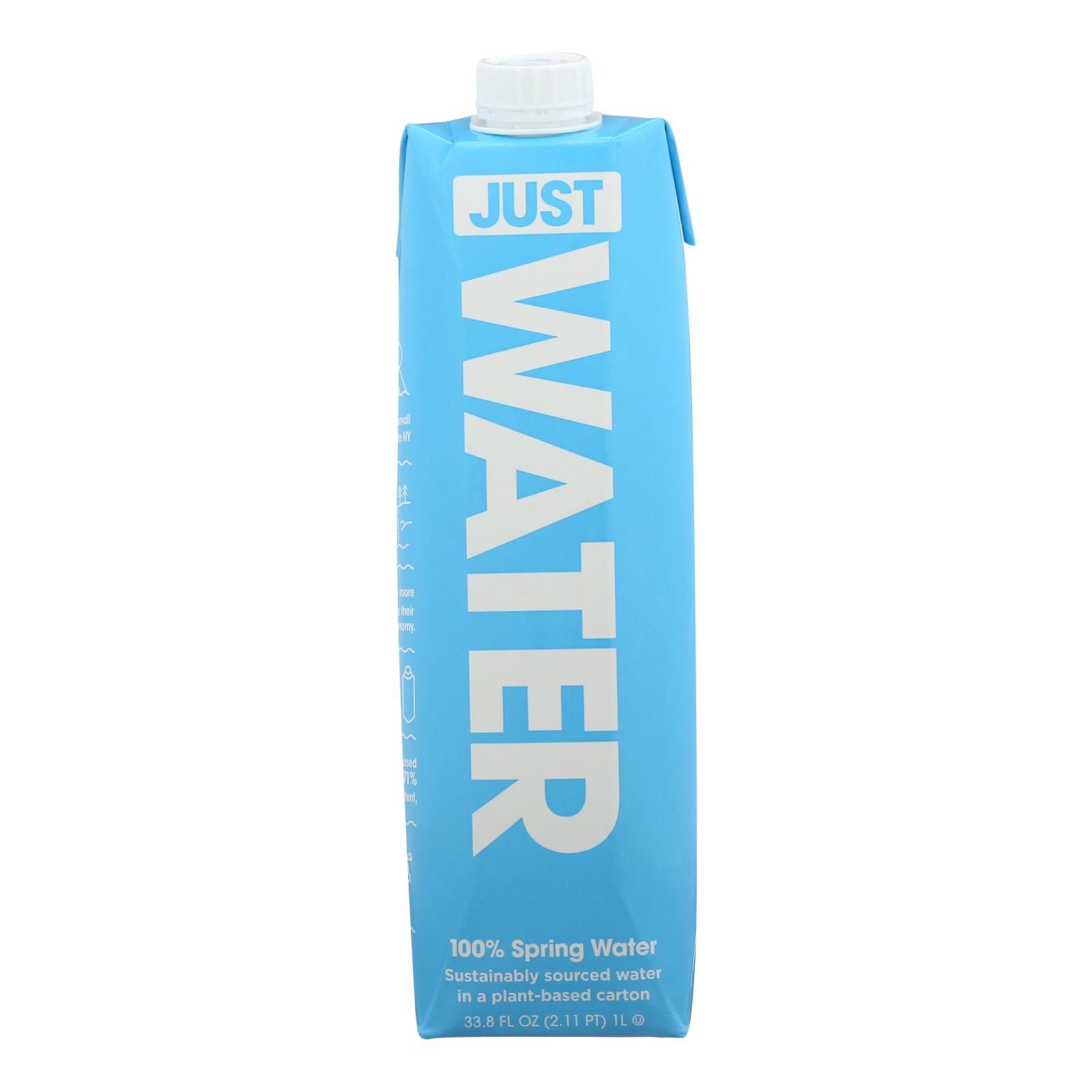 Just Water - Water 100% Spring - Case Of 12-33.8 Fz image 1