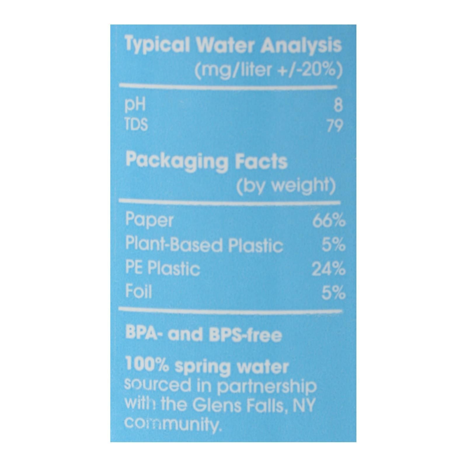 Just Water - Water 100% Spring - Case Of 12-33.8 Fz image 2