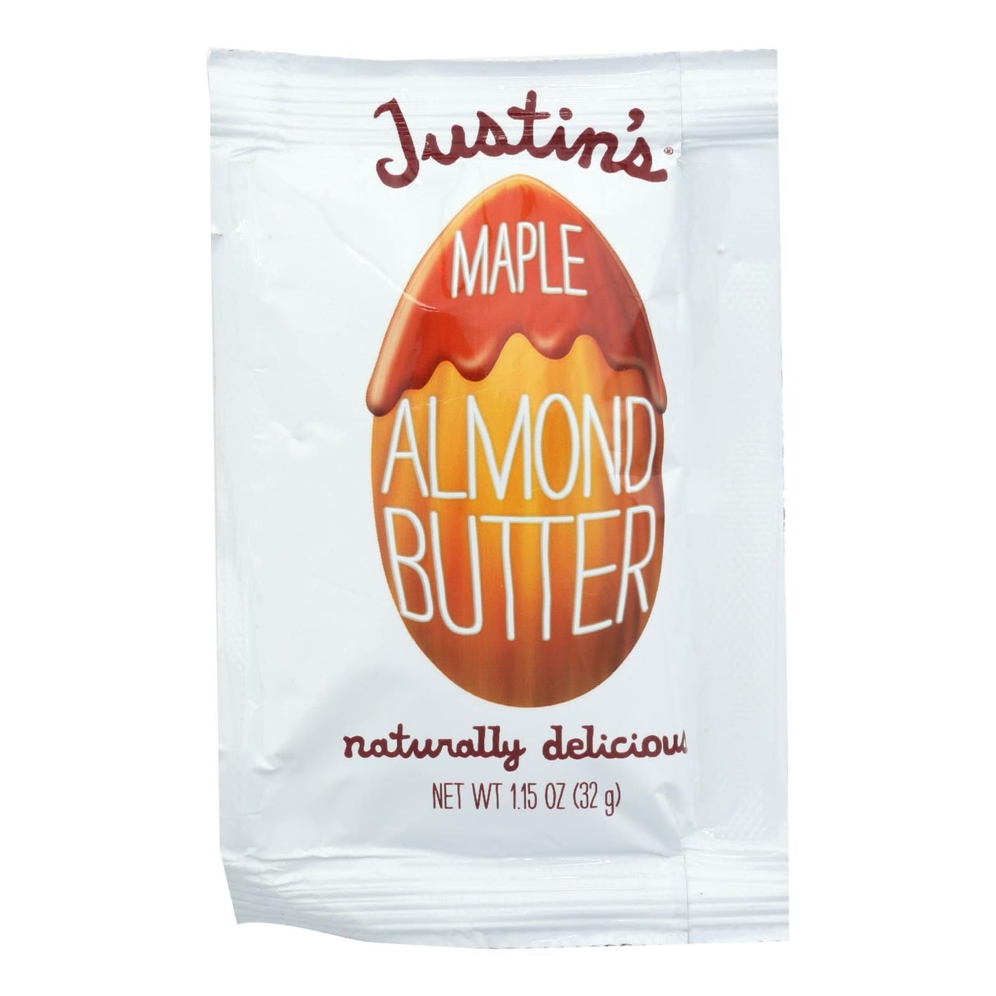 Justin's Nut Butter Squeeze Pack - Almond Butter - Maple - Case Of 10 - 1.15 Oz. image 1