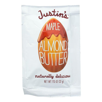Justin's Nut Butter Squeeze Pack - Almond Butter - Maple - Case Of 10 - 1.15 Oz. image 1