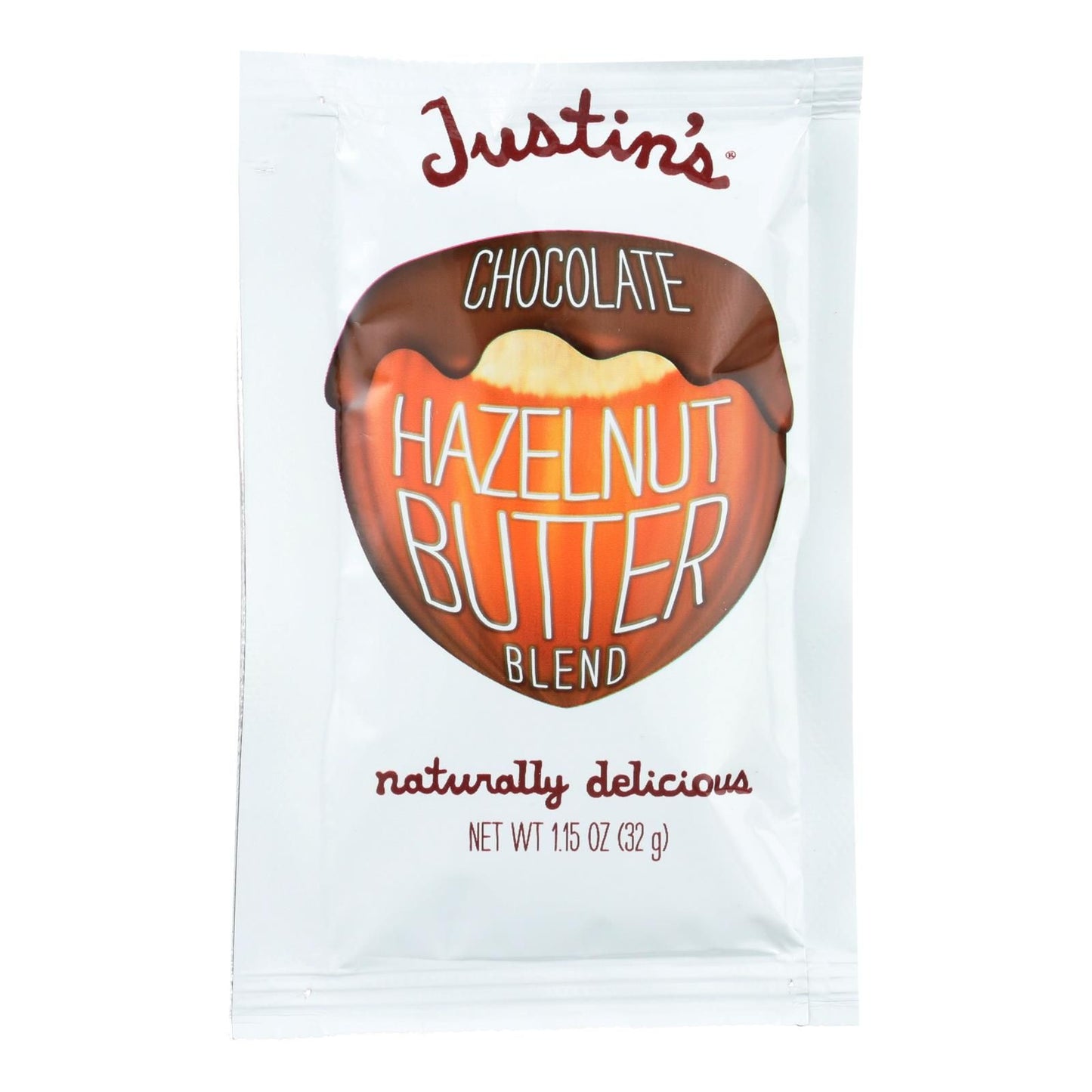 Justin's Nut Butter Squeeze Pack - Hazelnut Butter - Chocolate - Case Of 10 - 1.15 Oz. image 1