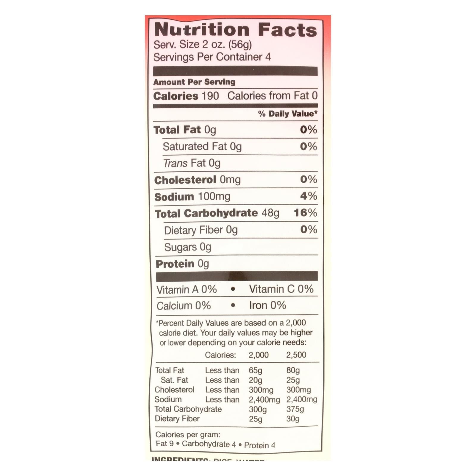 Ka-me Vermicelli Rice Sticks - Case Of 8 - 8 Oz image 2