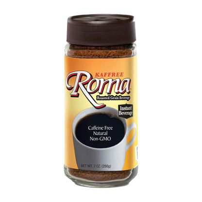 Kaffree Instant Roasted Grain Beverage - Roma - Case Of 6 - 7 Oz. image 2
