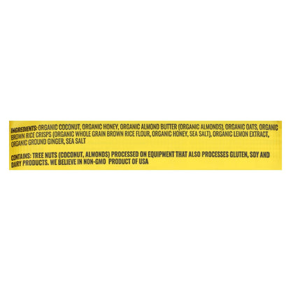 Kate's Real Food - Bar Organic Bivy Lemon Coconut - Case Of 12 - 2.2 Oz image 3