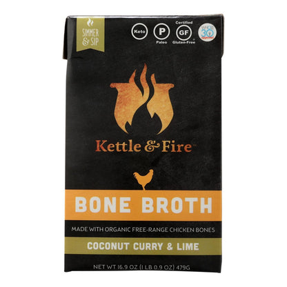 Kettle And Fire - Bone Broth Cnutcury/lime - Case Of 6 - 16.9 Oz image 2