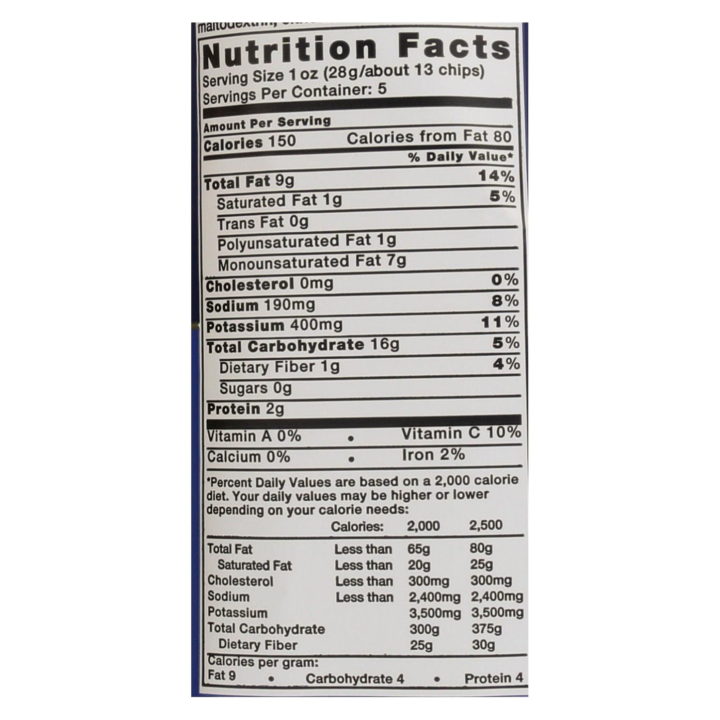 Kettle Brand Potato Chips - Sea Salt And Vinegar - Case Of 15 - 5 Oz. image 2