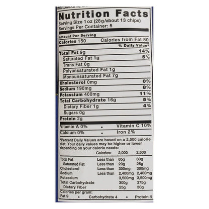Kettle Brand Potato Chips - Sea Salt And Vinegar - Case Of 15 - 5 Oz. image 2