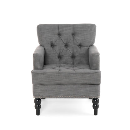 HARRISON TUFTED CLUB CHAIR image 2
