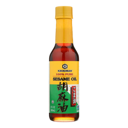 Kikkoman Sesame Oil - Case Of 12 - 5 Fl Oz. image 1