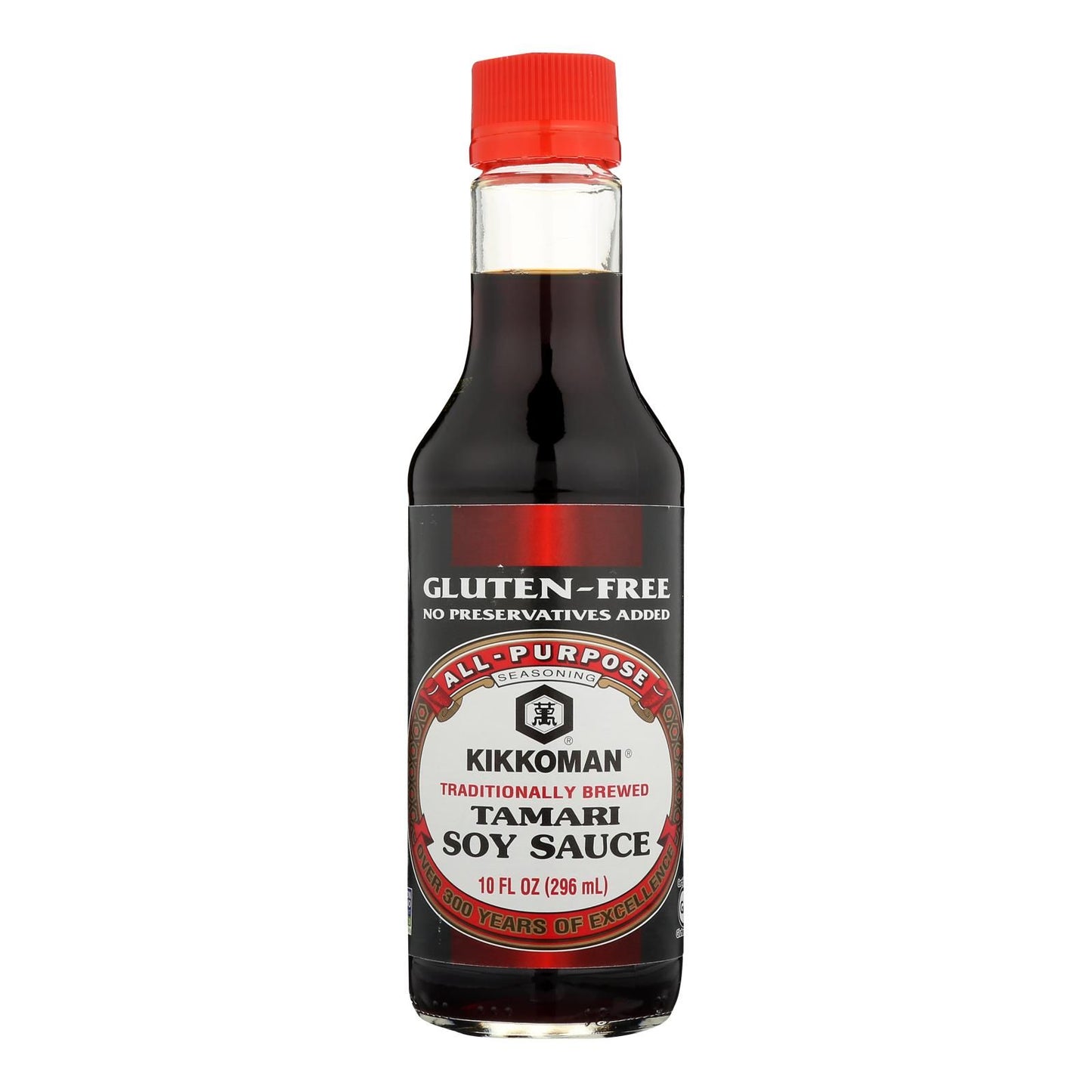Kikkoman Tamari Soy Sauce - Naturally Brewed - Case Of 6 - 10 Fl Oz image 1