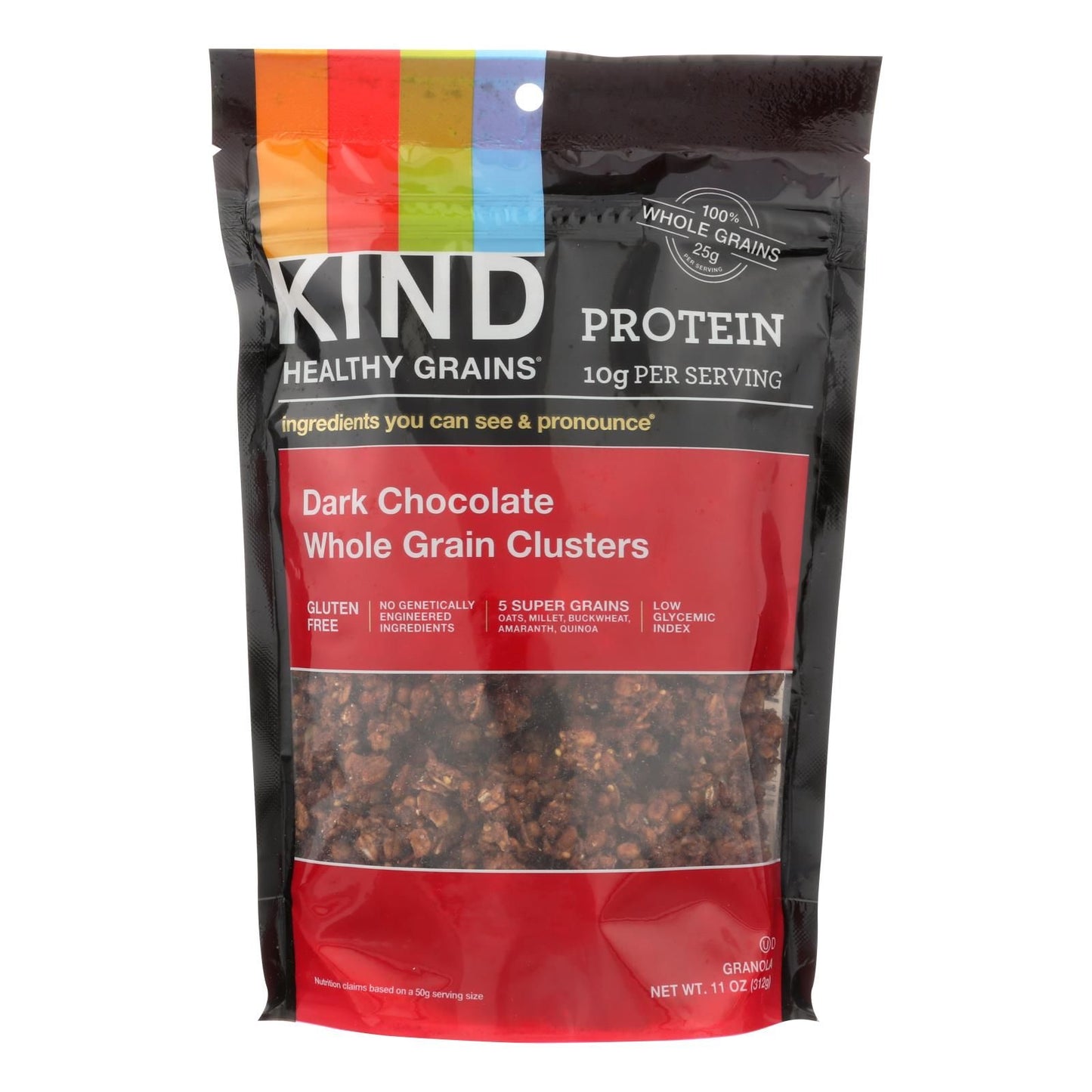 Kind Dark Chocolate Whole Grain Clusters - Case Of 6 - 11 Oz. image 1