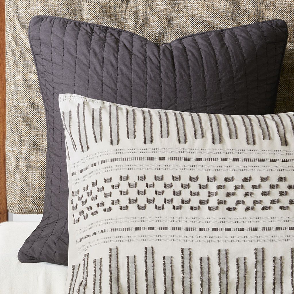 King/Cal King Cotton Jacquard Duvet Cover Mini Set image 9