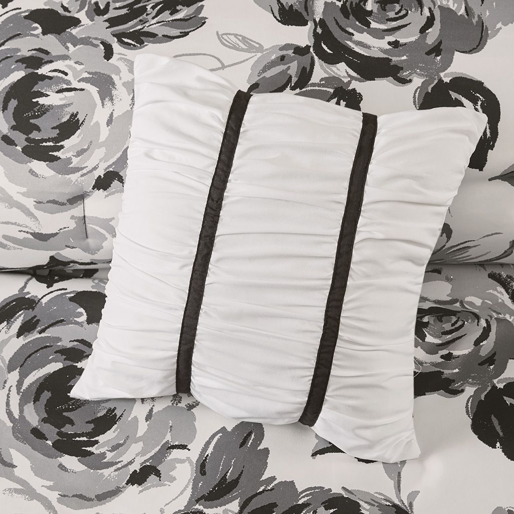 King/Cal King Floral Print Comforter Set image 14