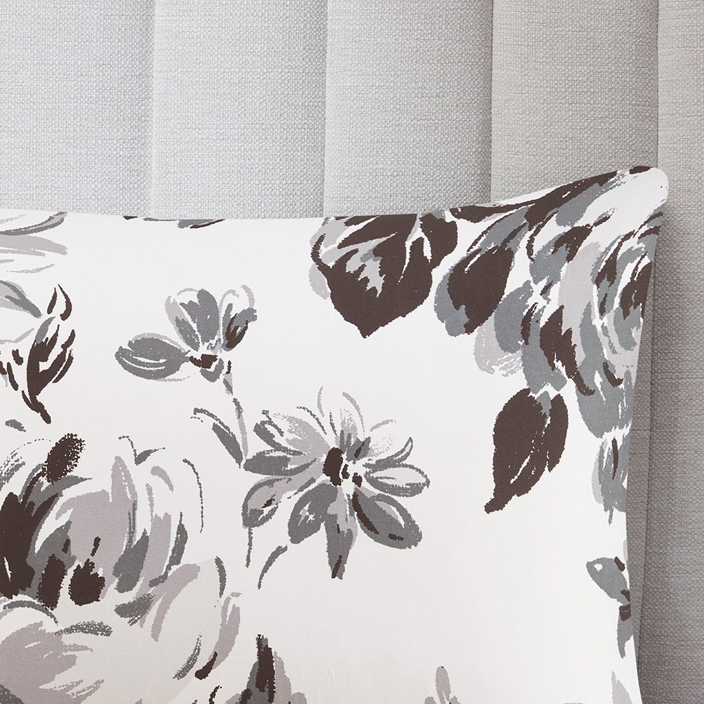 King/Cal King Floral Print Comforter Set image 12