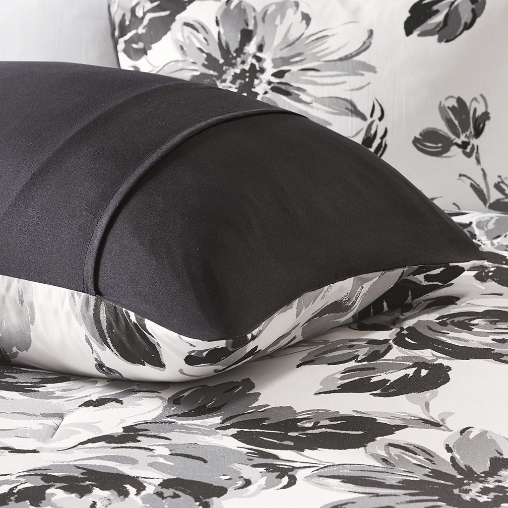 King/Cal King Floral Print Comforter Set image 13