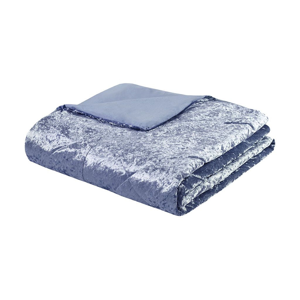 King/Cal King Velvet Duvet Cover Set with Throw Pillow image 16