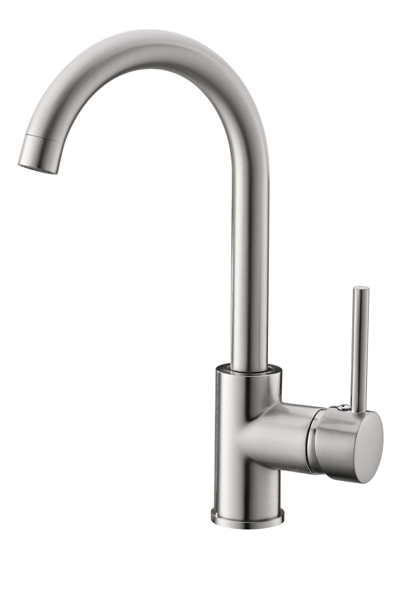 Kitchen Faucet Single Handle Stainless Steel,Commercial Single Hole Kitchen Sink Faucet,Modern One Hole Bar Sink Faucet image 6