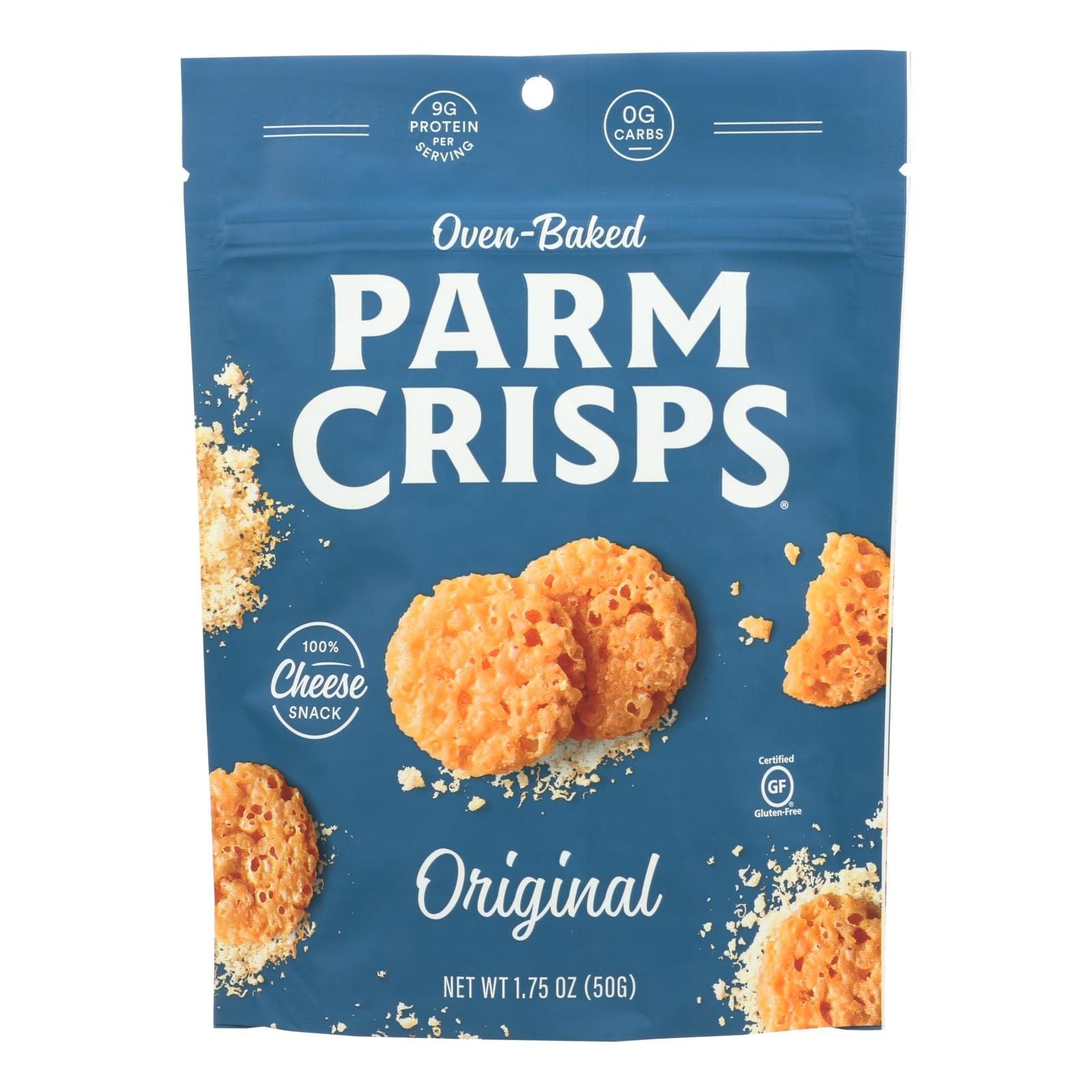 Kitchen Table Bakers Parm Crisps - Original Parmesan - Case Of 12 - 1.75 Oz. image 2