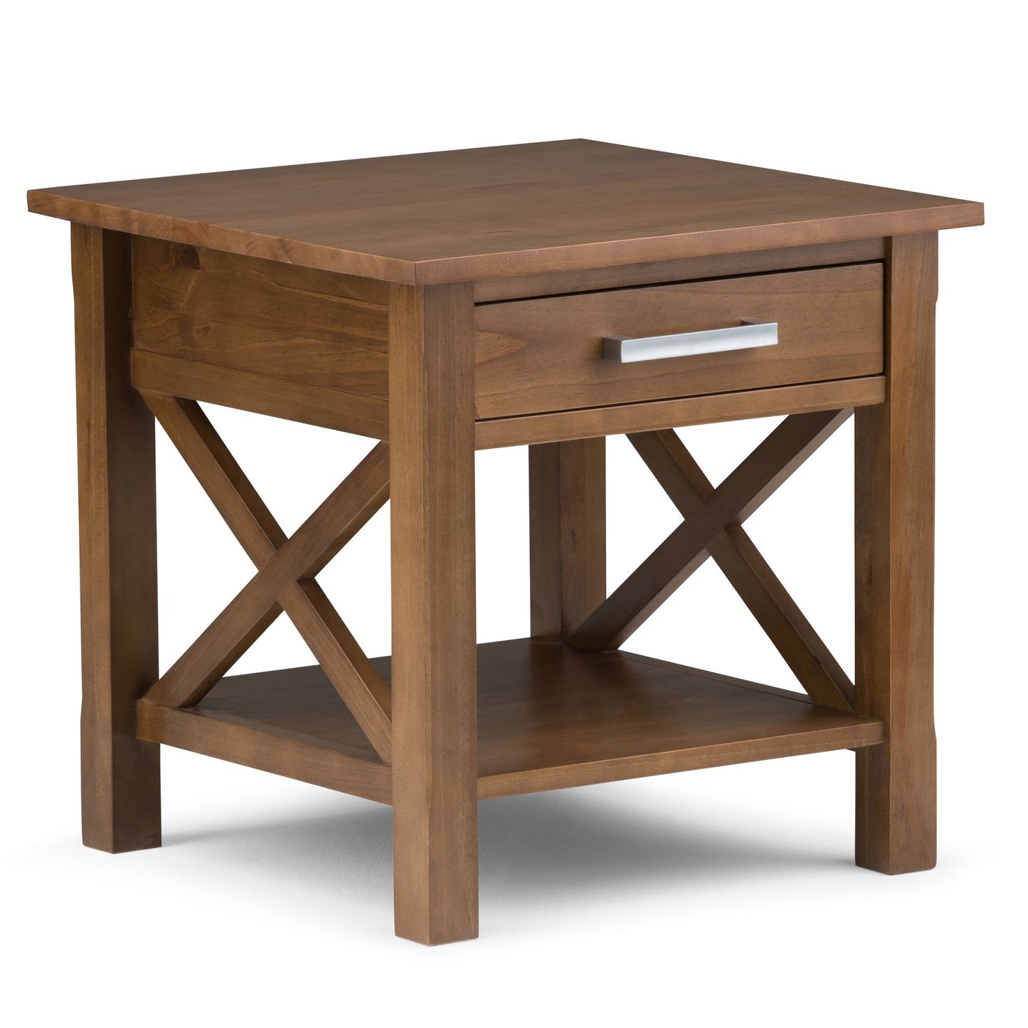 Kitchener - End Table - Medium Saddle Brown image 1