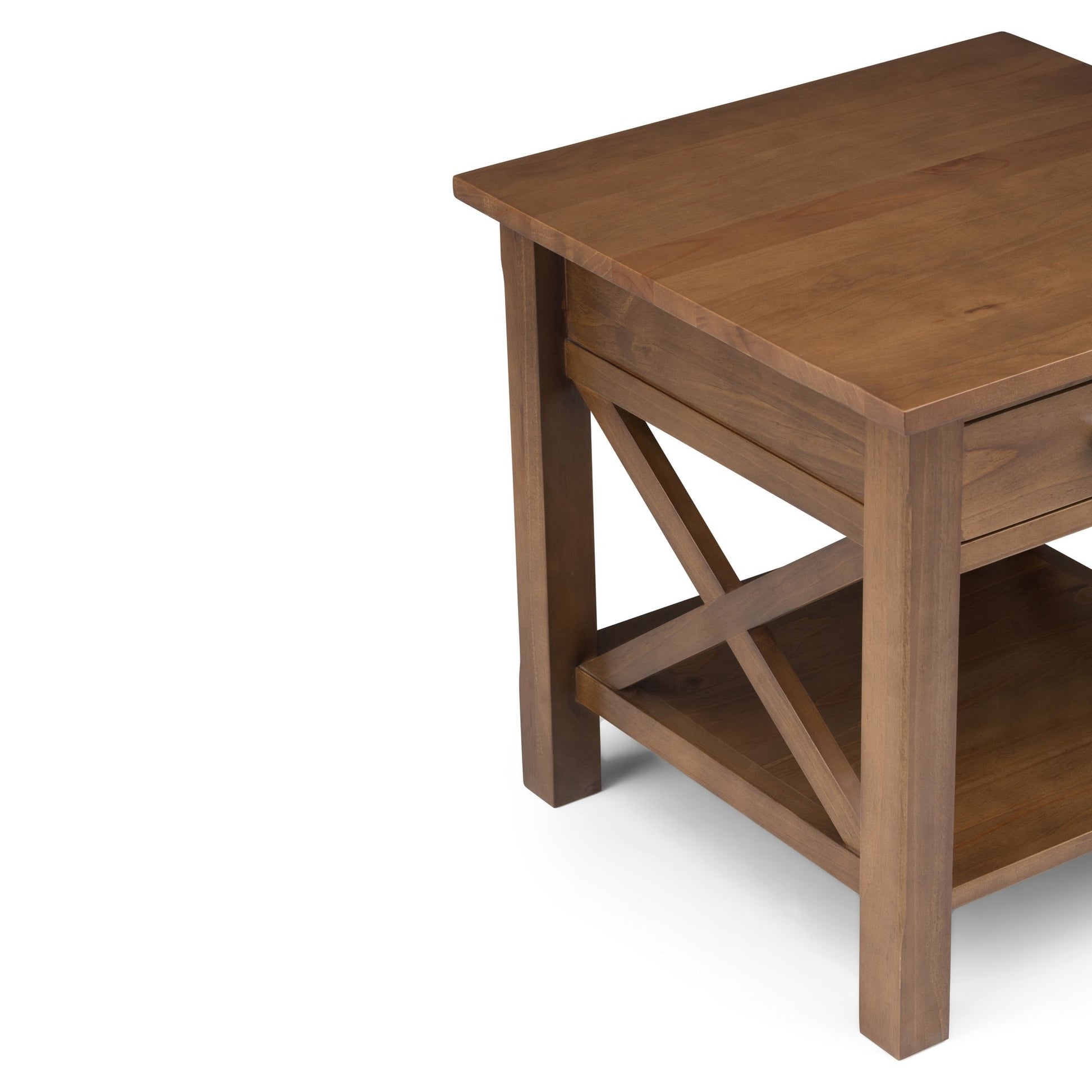 Kitchener - End Table - Medium Saddle Brown image 4