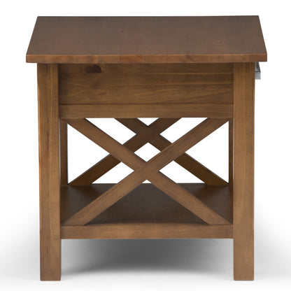 Kitchener - End Table - Medium Saddle Brown image 6