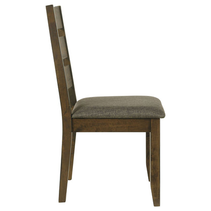 Knotty Nutmeg and Grey Ladderback Dining Chair (Set of 2) image 6