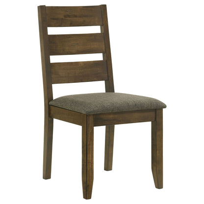 Knotty Nutmeg and Grey Ladderback Dining Chair (Set of 2) image 3