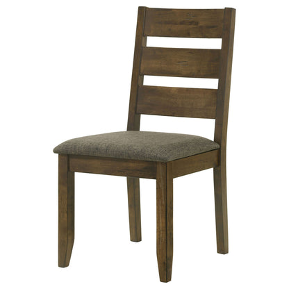 Knotty Nutmeg and Grey Ladderback Dining Chair (Set of 2) image 4